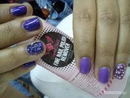 Krisztának két féle lila